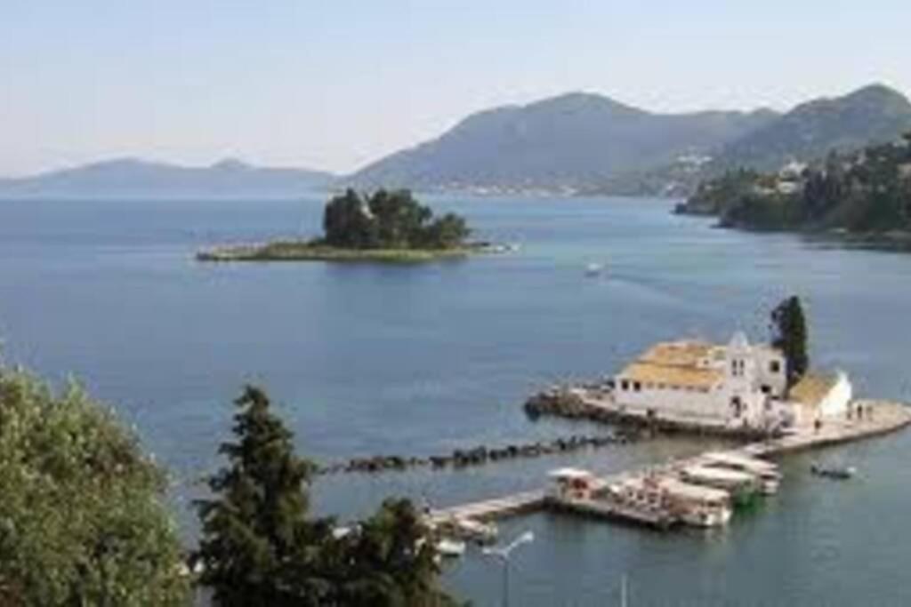 Corfu Tramezzo Designer'S House Villa Bastounion Bagian luar foto