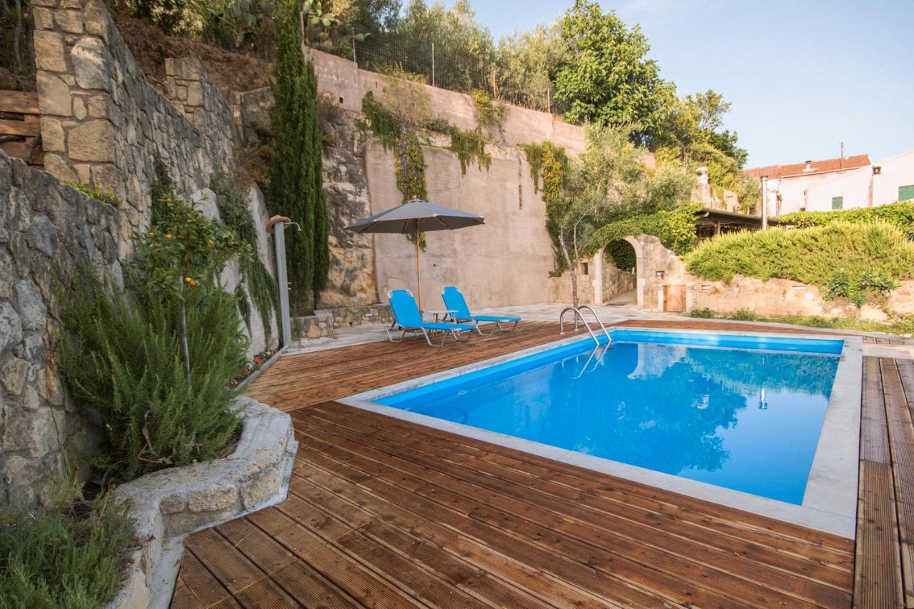 Corfu Tramezzo Designer'S House Villa Bastounion Bagian luar foto
