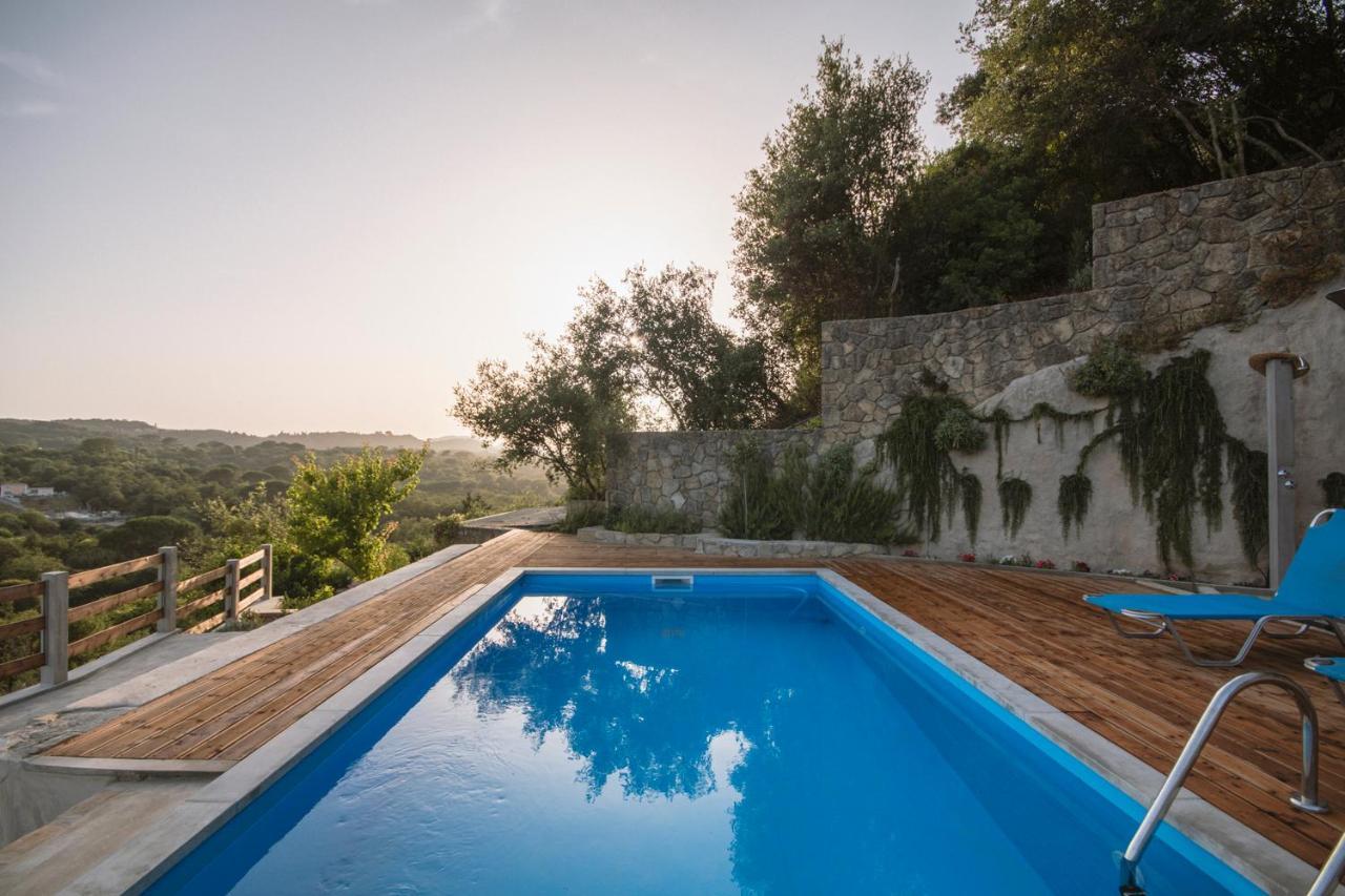 Corfu Tramezzo Designer'S House Villa Bastounion Bagian luar foto