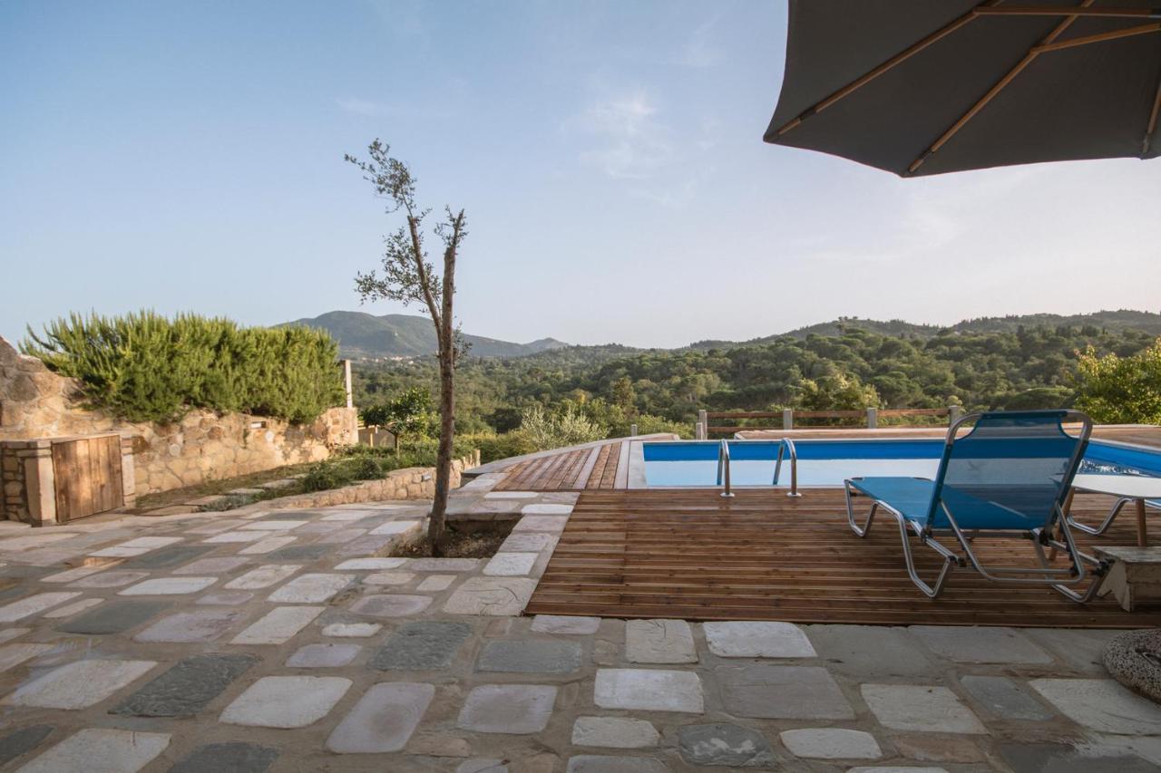 Corfu Tramezzo Designer'S House Villa Bastounion Bagian luar foto