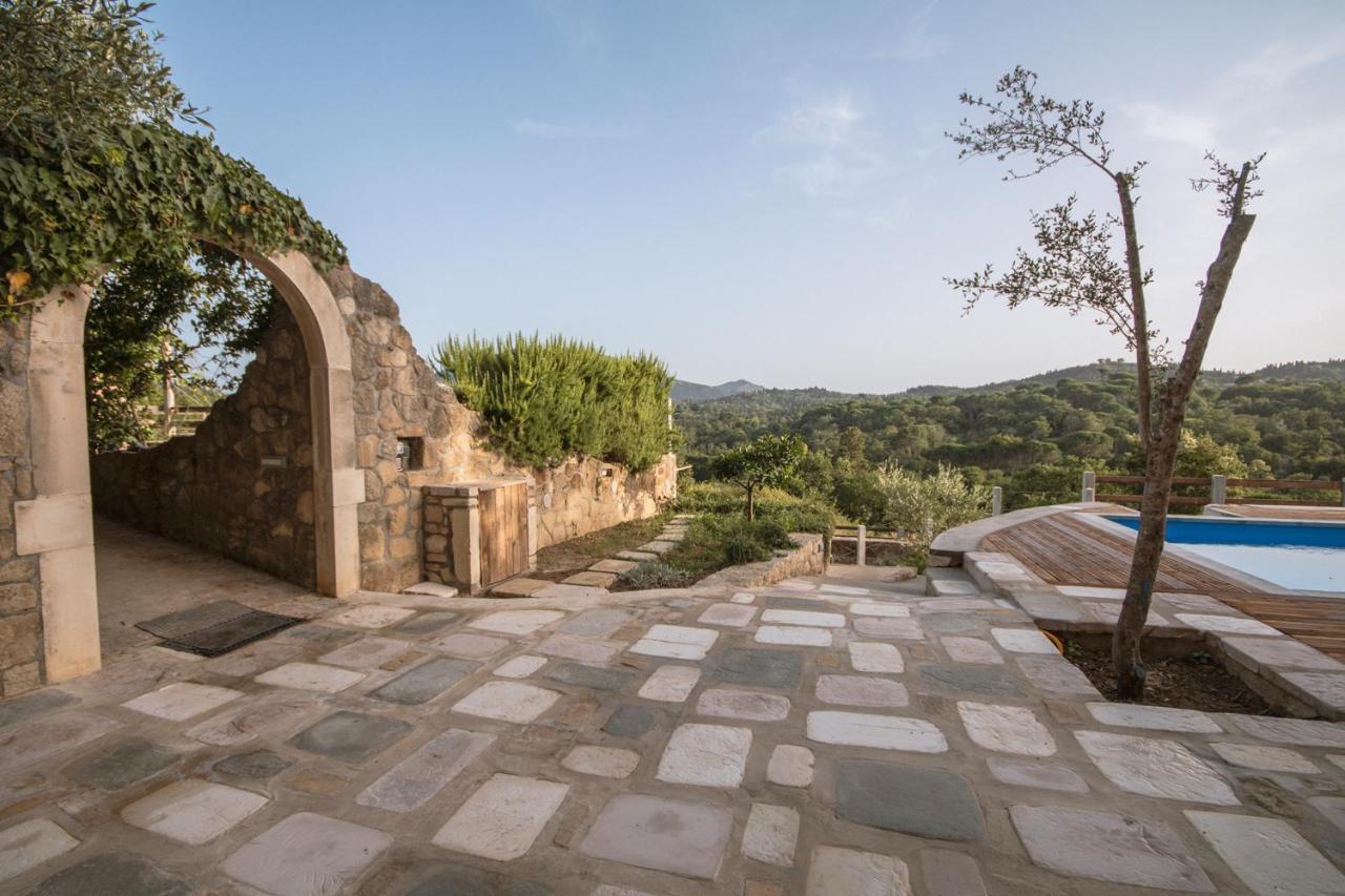 Corfu Tramezzo Designer'S House Villa Bastounion Bagian luar foto